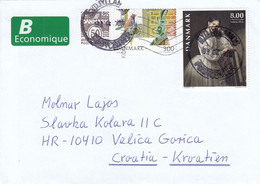 DENMARK Cover Letter 104,box M - Storia Postale