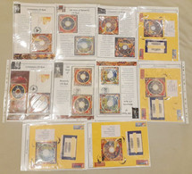 BHUTAN 2009 RARE COLLECTION Of CD Rom 4v SET On 4 FDC's + 4 CD Rom's + 4 REGISTERED COVERS To INDIA As Per Scan - Buddhism