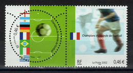 YV 3483 & 3484 N** Se Tenant Champions Du Monde De Football - Prix = Faciale - Neufs