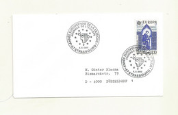 CACHET COMMEMORATIF JOURNEE DE L'EUROPE 1985.STRASBOURG. - Temporary Postmarks