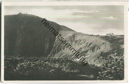 Riesengebirge - Schneekoppe Mit Schlesierhaus - Verlag Wenzel & Sohn Krummhübel - Foto-AK Ca. 1930 - Schlesien