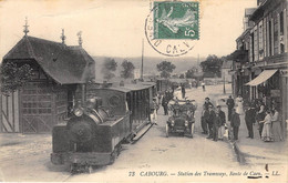 14-CABOURG- STATION DES TRAMWAYS ROUTE DE CAEN - Cabourg