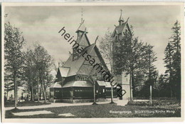 Riesengebirge - Kirche Wang - Brückenberg - Verlag Paul Wenzel & Sohn Krummhübel - Foto-AK Ca. 1930 - Schlesien