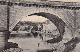 CPA - 36 - Argenton - Le Pont Du Chemin De Fer - Barque - Andere & Zonder Classificatie