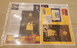 BHUTAN 2011 RARE COLLECTION Of ROYAL WEDDING SOUVNIER SHEET + REGISTERED COVER To INDIA As Per Scan - Hologrammen