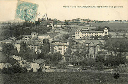 Charbonnières Les Bains * Vue Générale Sur Le Village * Ligne Chemin De Fer - Charbonniere Les Bains