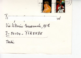 LUSSEMBURGO 1980 -  Unificato 949-969 Noel Su Lettera  Per Italy - Cartas & Documentos