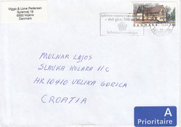 DENMARK Cover Letter 107,box M - Poste Aérienne