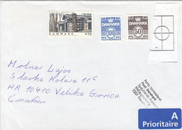 DENMARK Cover Letter 111,box M - Luchtpostzegels