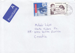 DENMARK Cover Letter 113,box M - Luchtpostzegels