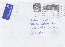 DENMARK Cover Letter 114,box M - Airmail