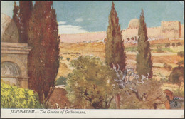 The Garden Of Gethsemane, Jerusalem, 1905 - Tuck's Oilette Postcard - Palestine