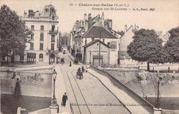 CPA - 71 - CHALON SUR SAÔNE - Grande Rue Saint Laurent - BF PARIS - Chalon Sur Saone