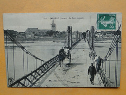 JARGEAU  (Loiret) -- Le Pont Suspendu - ANIMATION - Attelage - Jargeau