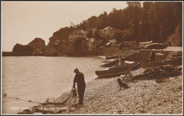 Babbacombe Beach, Torquay, Devon, 1932 - Judges RP Postcard - Torquay