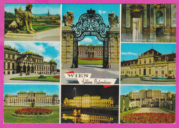 281112 / Austria Wien Vienna - Belvedere Is A Historic Building Complex Statue Sphinx Griffin PC 46203 PAG Österreich - Belvedère