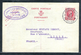 Belgique - Entier Postal De Rousselare Pour Lille En 1931 - O 45 - Briefkaarten 1909-1934