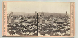 PANORAMA   FIRENZE - CARTA STEREOSCOPICA - Photos Stéréoscopiques