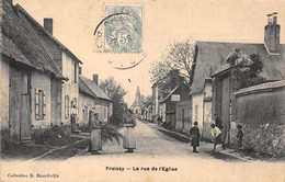 60-FROISSY- LA RUE DE L'EGLISE - Froissy