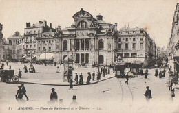 ANGERS. -  Place Du Ralliement  Et Le Théâtre - Angers