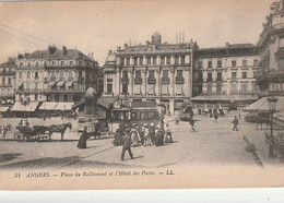 ANGERS. -  Place Du Ralliement Et L'Hôtel Des Postes - Angers
