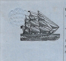 1857  NAVIGATION ETATS UNIS AMERIQUE Providence Tool Cy  Bill Of Lading Connaissement  De Providence Pour New York - Verenigde Staten