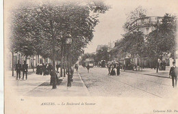ANGERS. - Le Boulevard De Saumur. Carte Précurseur - Angers