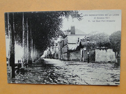 ORLEANS -- Les Inondations De La Loire - 21 Octobre 1907 - Le Quai Fort Alleaume - Inondations