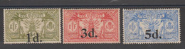 NOUVELLES  HEBRIDES  1911/21  Yvert  N°64 +77/8 *MH   Ref.  R182 - Neufs