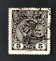 PORTUGAL, Used Stamp , « D. MANUEL II », 5 R., 1910 - Gebruikt