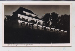5484 BAD BREISIG - NIEDERBREISIG, Cafe Klein - Petersberg Bei Nacht, 195... Kl. Einriss - Bad Breisig
