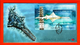 RSA, 2002, Mint FDC, Fish 2, AlgoapexSACC Nr(s).bl 91 (7-47) - Covers & Documents