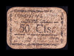 España Billete Local Begíjar (Jaén) 50 Céntimos 1937 BC F - Otros & Sin Clasificación