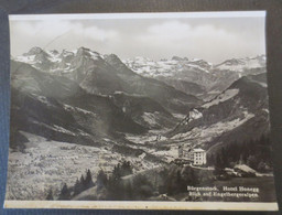 Suisse - Bürgenstock - Carte Photo - Hôtel Honegg  Blick Auf Engelbergeralpen - Globetrotter - 1936 - TBE - - Autres & Non Classés