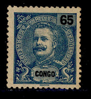 ! ! Congo - 1903 D. Carlos 65 R - Af. 49 - MH (TX 743) - Congo Portuguesa
