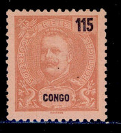 ! ! Congo - 1903 D. Carlos 115 R - Af. 51 - MH - Congo Portuguesa