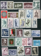 AUSTRIA 1970 Complete Commemorative Issues Used.  Michel 1320-52 - Used Stamps