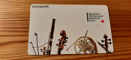 Phonecard Germany A 47 12.91.Klassische Philharmonie 40.000 Ex - A + AD-Series : D. Telekom AG Advertisement