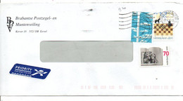 PAYS BAS AFFRANCHISSEMENT COMPOSE SUR LETTRE POUR LA FRANCE 2011 - Storia Postale