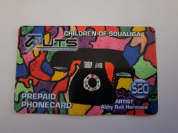 ST MAARTEN  / CHILDREN OF SOUALIGA CARD PREPAID    $20,-   **11482** - Antilles (Netherlands)
