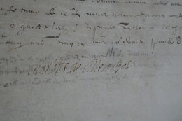 Pièce Sur Velin Signée 1610 Reçu De Villers De Saint Pol à Confirmer - Otros & Sin Clasificación