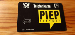 Dummy Phonecard Germany A 05 03.90. Piep Cityruf 14.000 Ex. - A + AD-Serie : Pubblicitarie Della Telecom Tedesca AG