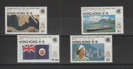 Hong Kong 1983 Journée Du Commonwealth 405-8, 4 Val ** MNH - Unused Stamps