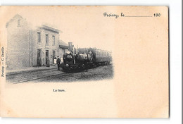 CPA 60 Froissy La Gare Et Le Train Tramway - Froissy