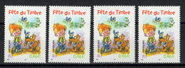 YV 3467 N** MNH , Boule & Bill En 4 Exemplaires , Prix Sous La Faciale - Neufs