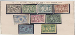 NOUVELLES  HEBRIDES  1925  Yvert  N°91/999  *MH  COMPLETE SET   Ref.  744T - Unused Stamps