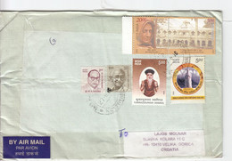 INDIA Cover Letter 152,box M - Poste Aérienne