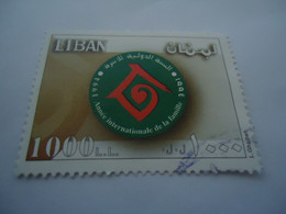 LEBANON LIBAN   USED  STAMPS YEAR  FAMILY - Liban