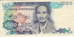 BILLETE DE INDONESIA DE 1000 RUPIAH DEL AÑO 1980 EN CALIDAD EBC (XF) (BANKNOTE) - Indonésie