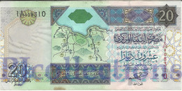 LIBYA 20 DINARS 2002 PICK 67a XF - Libyen